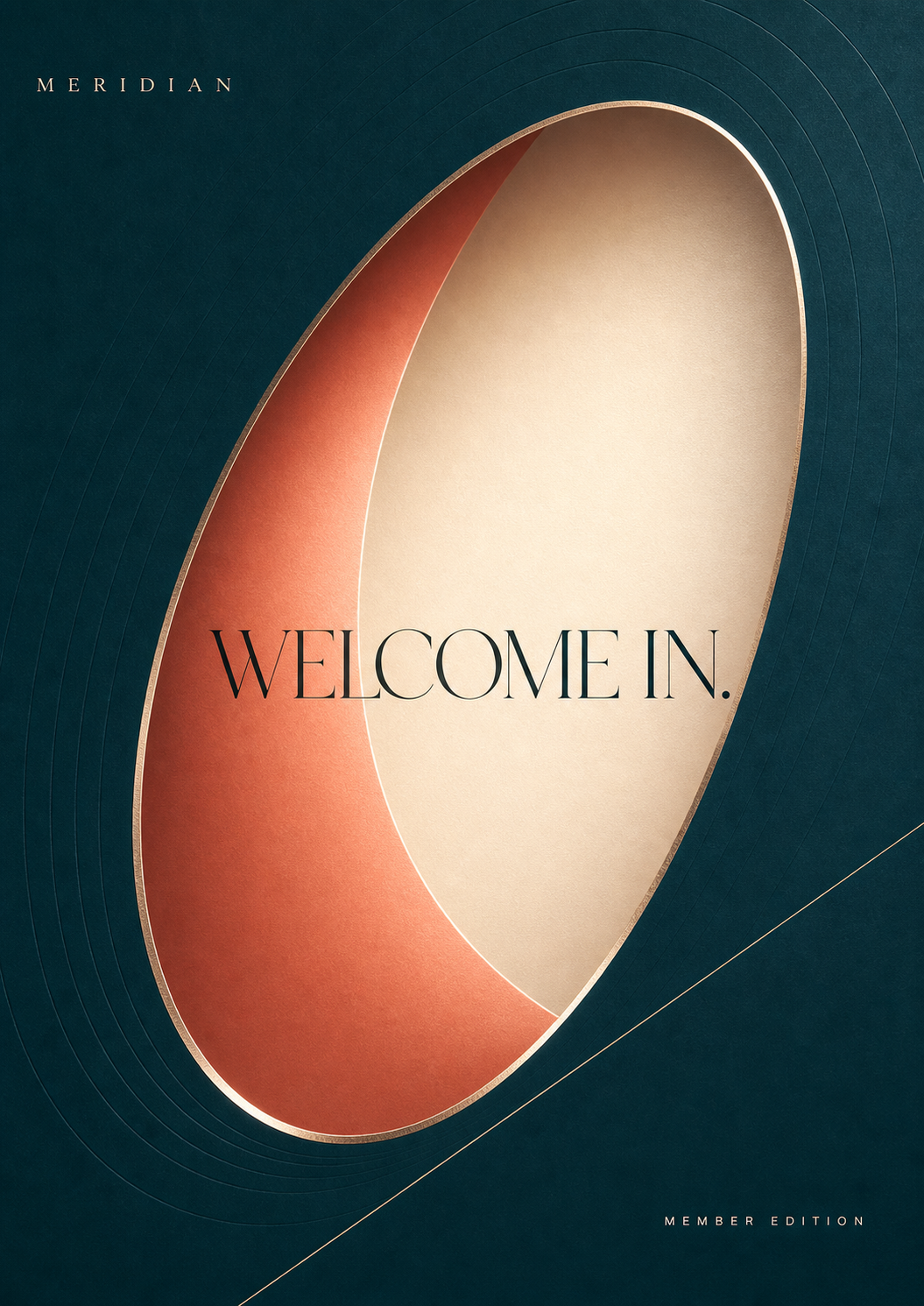 Member welcome letter artwork example